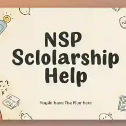 National Scholarship Portal Help Profile